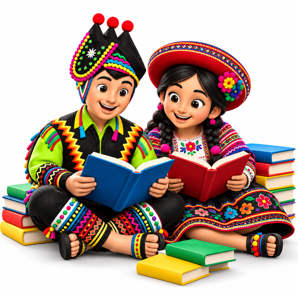 Niños lectores de LeoAventuras